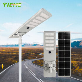 Wasserdichte LED-Solar-Straßenleuchte für den Außenbereich, geeignet für alle Wetterbedingungen