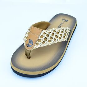 Unisex Casual Flip Flops, Customized Straps with Printed EVA Sole for Everyday Wear