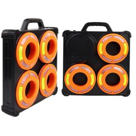 7 Pack Magnetic LED Traffic Warning Beacon USB Rechargeable RGB Blinking Road Flare Waterproof for Automotive Safety Kits