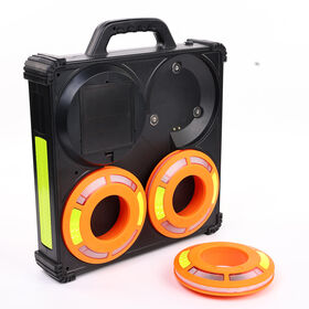 7 Pack RGB LED Cone Safety Flare Light Rechargeable Magnetic Road Flare Kit Waterproof for Construction and Fleet Vehicles