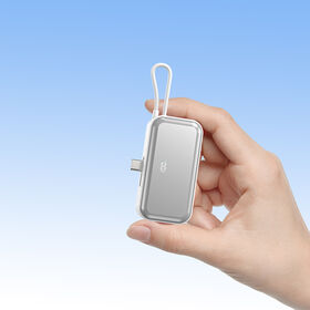 Mini Batterie Externe Portable de Poche avec Écran LED 5000mAh pour iPhone