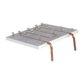Refroidissement Liquide pour PC, Dissipateur Thermique avec Tubes en Cuivre, Waterblock avec Tube Exposé, Radiateur pour CPU