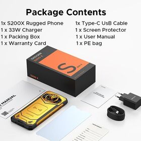 V30 PRO هاتف متين كاميرا 200 ميجابكسل 32 جيجابايت + 512 جيجابايت هاتف ذكي 5G 6.58 بوصة 10800 مللي أمبير 33 واط