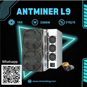 Antminer L9miner 16G, fabricante de gran venta, precio de fábrica al por mayor, nuevo, altos beneficios, minero de LTC Dogecoin, asicminer crypto