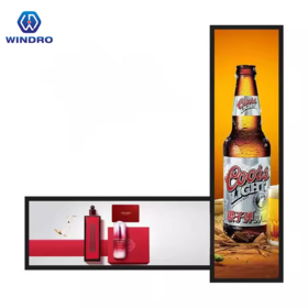 Fornecedor de Display LCD de Barra Esticada Ultra Larga para Publicidade/Reprodutor de Anúncios LCD Comercial Ultra Esticada Display LCD de Sinalização Digital