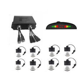 Factory good quality 0-5m Tricolor Led Display Truck Parking Sensors with Buzzer Alarm For Truck/Bus/Van