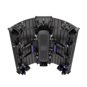 Panel Dinding LED Display LED Luar Ruangan untuk Acara P4.81, Panel Aluminium Die-Casting 576*576mm