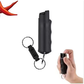 Porte-clés à dégagement rapide pour un transport facile et un accès rapide, ensemble d'outils d'autodéfense personnelle avec porte-clés de sécurité Sabre et vaporisateur pour femmes