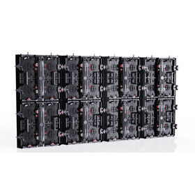 Kabinet LED Sewa Luar Ruangan, Tampilan Resolusi Tinggi P3.91, Kabinet Tahan Air IP65, Layar Rakitan Cepat 500*500mm