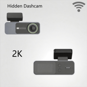 2K Recording High Quality Dash Cam Manufacturer, Car Camera provide OEM/ODM service, Alloy Shell, Built-in 5G WiFI for APP Control