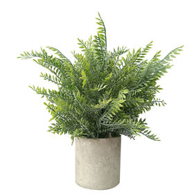 Fabricante ODM de macetas de suculentas artificiales, planta verde/roja con maceta blanca