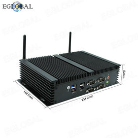 Mini Industrial PC Core I7-4578U DDR4 NVME/NGFF SSD+HHD Max 64GB 2COM 3G/4G Wi-Fi Windows 10 Pro Mini Pc