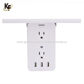 Entrega Gratuita en EE. UU. Enchufe de CA, Cargador USB de Pared, Extensor de Enchufe, Protector contra Sobretensiones, Toma de Corriente de Pared