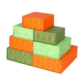 Écologique En Carton Blanc Boîte Cadeau Pliant avec Couvercle Magnétique pour Cosmétique Ensembles