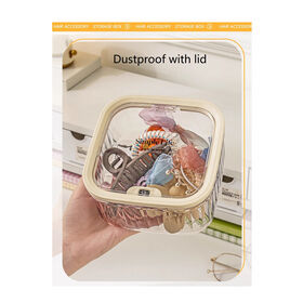 HOT Sale Cheap Storage Box Decorative Makeup Organizer Trinket Box for Gift Box Small Transparent Gift Box Trinket boxes with lid
