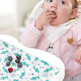 Sets de table jetables adhésifs, sets de table pour enfants mignons de dessin animé, antidérapants, imperméables, portables pour les sorties