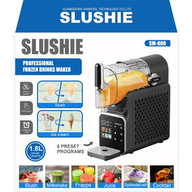Machine à granité 7 en 1 1,8 L Slushi Slushy Slushie Maker Smoothie Margarita Machine à boissons glacées avec 7 programmes préréglés