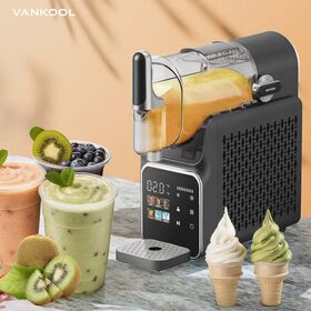 Machine à Granita 1.8L avec 6 Programmes Pré-réglés - Idéale pour Glace, Vin, Café, Soda, Jus, Lait Chocolaté, Crème Glacée et Boissons Glacées