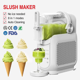 Blender Électrique Automatique 8 en 1 de 1,8 L pour Crèmes Glacées et Smoothies - Machine à Glace, Boissons Glacées et Granités pour Usage Domestique