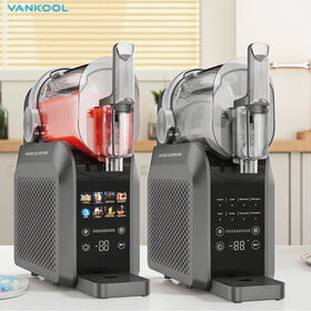 Machine à granité traditionnelle 1.8L pour boissons fraîches, machine à granité à réservoir unique pour la maison avec autonettoyage