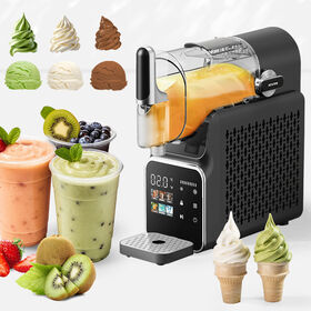 Machine à granité commerciale automatique portable 1.8L Ratio 8 en 1 Usage domestique Boisson glacée Crème glacée Machine à granité