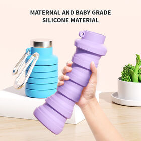 Wholesale factory directly supply 500ml silicone sport bottle