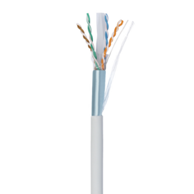 CAT6 FTP Shielded Indoor 1000 Feet, 23AWG, CCA Ethernet Bulk Cable, Easy-Pull Box, 305m, White