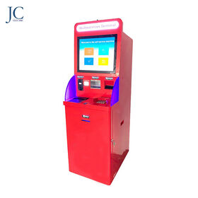 Borne de billetterie automatique intelligente avec écran tactile, options de paiement en espèces et par carte, scanner de code QR, billet rapide
