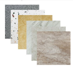 Réguas de Piso em PVC Vinílico Amadeirado com Efeito de Parquet ECO de Luxo OEM ODM Coladas para Casa