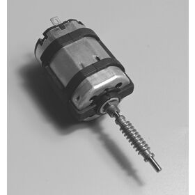 Customized 24V 3.9W OD35.7mm*32.7mm(H)*49.8mm(L) Flat shape Carbon brushed DC motor for home appliance