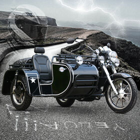 Precio de fábrica OEM motocicleta 300cc de tres ruedas con sidecar