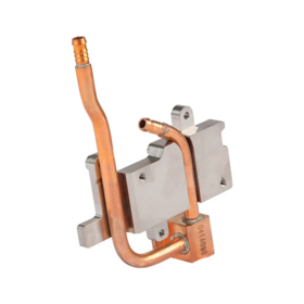 لوحة تبريد مياه بأنابيب نحاسية مدمجة مشتت حراري لتبريد المياه لوحة تبريد سائل