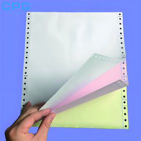 Chinesischer Hersteller von selbstdurchschreibendem Papier für Rechnungsdruck, 3-lagig, blau, klares selbstdurchschreibendes Papier
