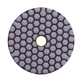 Dialead 4" 100mm Diamond Flexible Resin Polishing Pad for Granite and Marble for Dry Use