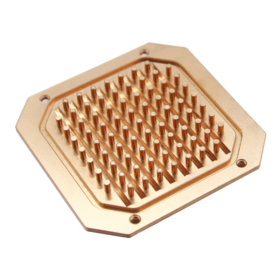 Pelat Pendingin Tembaga dengan Brazing Vakum untuk Heatsink Solid State Skiving untuk Pengisian Daya Otomotif