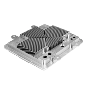 Disipador de calor de aluminio LED mecanizado CNC a medida para disipar el calor