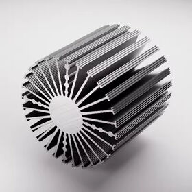 Heatsink Aluminium Persegi/Bulat untuk Peralatan Komunikasi & Catu Daya Komputer