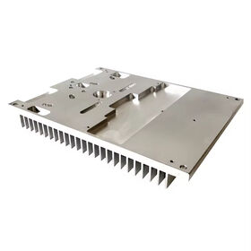 Dissipador de Calor de Perfil de Alumínio Personalizado 230(L)*25(A)*170(C)mm Processado por CNC Dissipador de Calor de Alumínio Extrudado