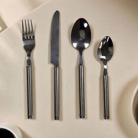 Heiß begehrtes Geschirrset mit Griff für Hotel, Restaurant, Hochzeit, Edelstahl-Bestecksets, Messer, Löffel