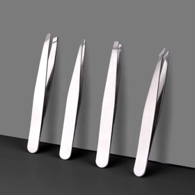 Penjepit Alis Berkualitas Tinggi Klip Alat Makeup Stainless Steel Penjepit Alis Presisi untuk Bulu Wajah Pria dan Wanita