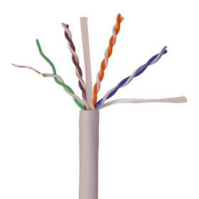 Le conducteur du câble Ethernet 23AWG CCA de CAT6 1000ft UTP a augmenté le boitier de tirage de veste de PVC de transmission de données