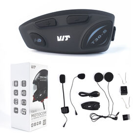 New MESH 3.0 Technology Intercom for 32 Riders, Waterproof Motorcycle Helmet Headset with 2KM Range