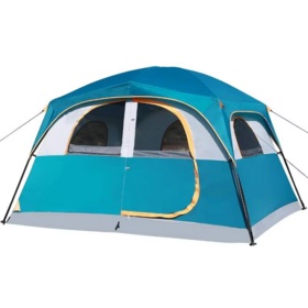 Camping Tent 6 Person Tent Waterproof and Windproof Double-layer Family Camping Tent Suitable for Outdoor Camping and Hiking