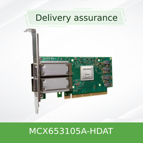 NVIDIA MCX653105A-HDAT Adaptor InfiniBand Dual-Port 200Gb/s Mendukung Pendinginan Cair dan Teknologi Socket Direct