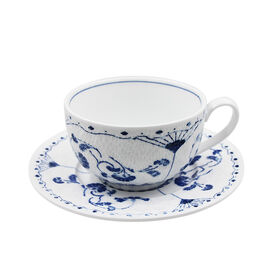 Tasse à café et thé en céramique traditionnelle chinoise de conception OEM par porcelaine bleu blanc résistance aux chocs thermiques pour la vente en magasin à usage quotidien