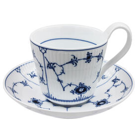 OEM Design China Traditional Ceramic Coffee and Tea Cup by Blue White Porcelain Thermal Shock Resistance for Daily Use Shop Sale