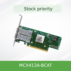 Adaptador de Red PCIe Mellanox ConnectX-4 EN de Alto Rendimiento, un Solo Puerto 40/56GbE, Tarjeta Adaptadora Mellanox MCX413A-BCAT Confiable