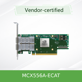 Nueva Tarjeta Adaptadora InfiniBand ConnectX-5 de Alto Rendimiento y Doble Puerto MCX556A-ECAT