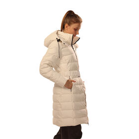 Chaqueta Acolchada Gruesa con Capucha y Cremallera de Manga Larga para Mujer, Ideal para Otoño e Invierno
