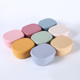 2025 factory directly supply Multifunctional colorful silicone lunch box